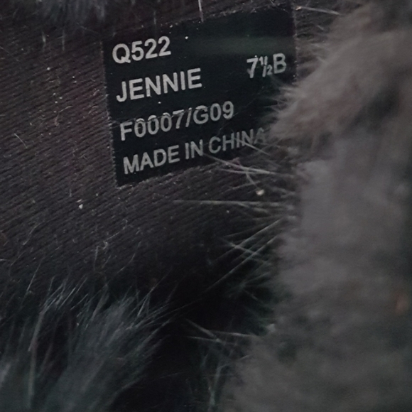 Authentic Coach Jennie Boots Tartan Fur Monogram - Picture 7 of 8